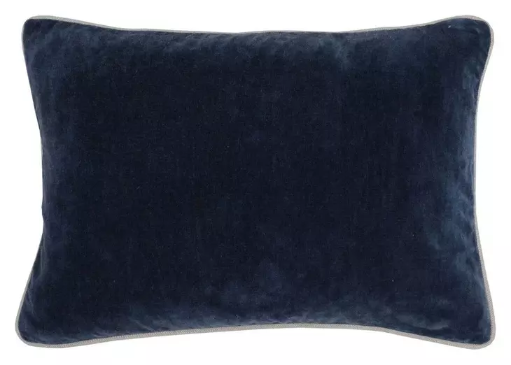 Heirloom Velvet Navy Rectangular Accent Pillow Set of 2