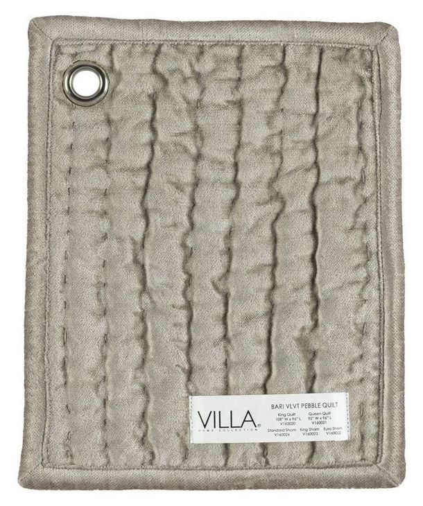 Bari Velvet Pebble Swatch Quilt