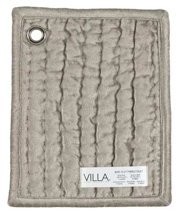 Bari Velvet Pebble Swatch Quilt
