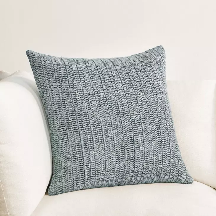 Macie and Rina Stone Gray Square Accent Pillow Set of 2