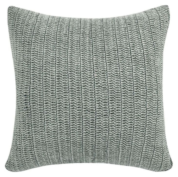 Macie and Rina Stone Gray Square Accent Pillow