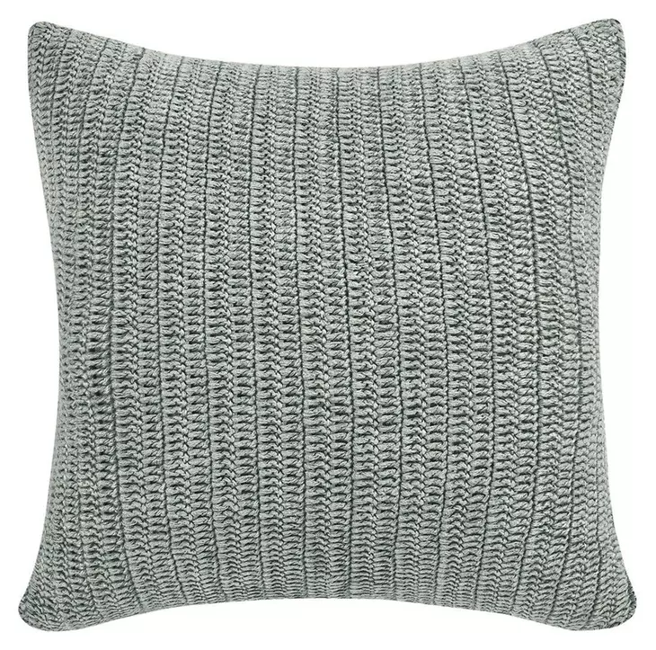 Macie and Rina Stone Gray Square Accent Pillow Set of 2
