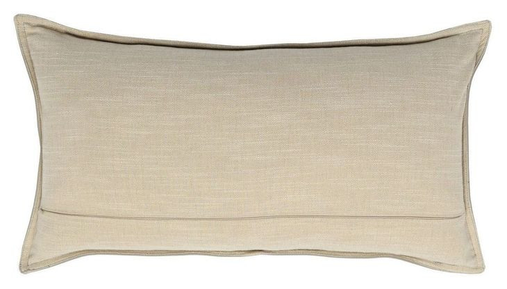 Soco Leather Parsons Cocoa Rectangular Accent Pillow