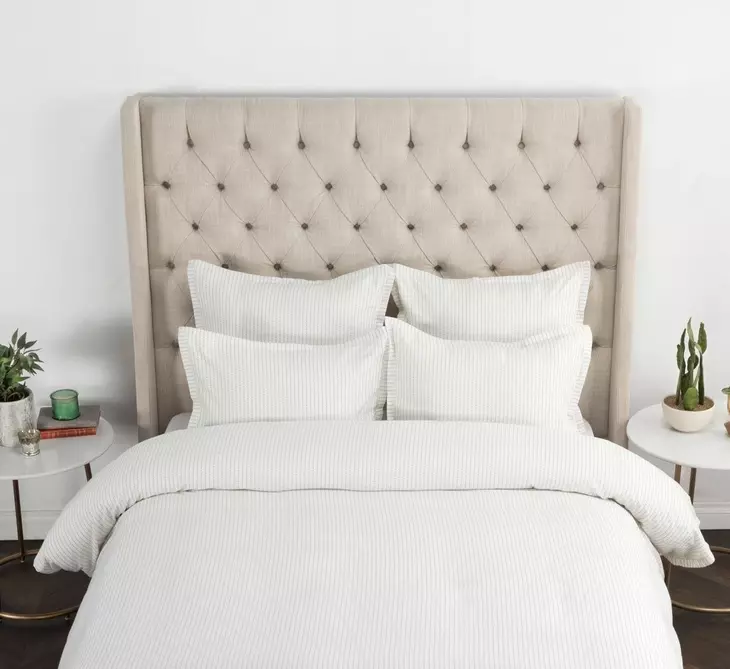Karina Ivory and Gray King Duvet