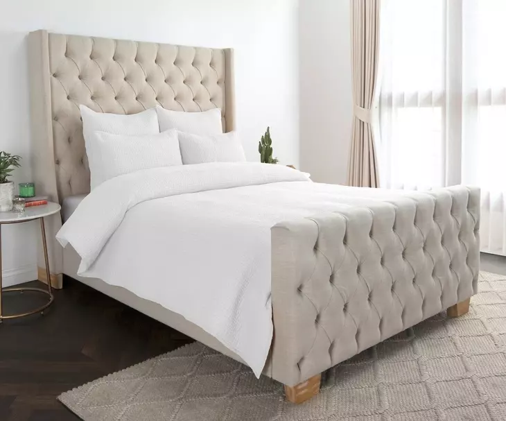 Danica White King Quilt