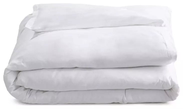 Arcadia White Queen Duvet