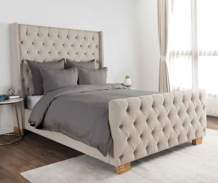 Arcadia Charcoal Queen Duvet