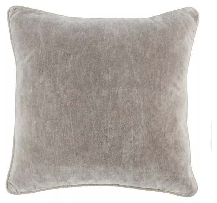 Heirloom Velvet Silver 18 x 18" Accent Pillow Set of 2