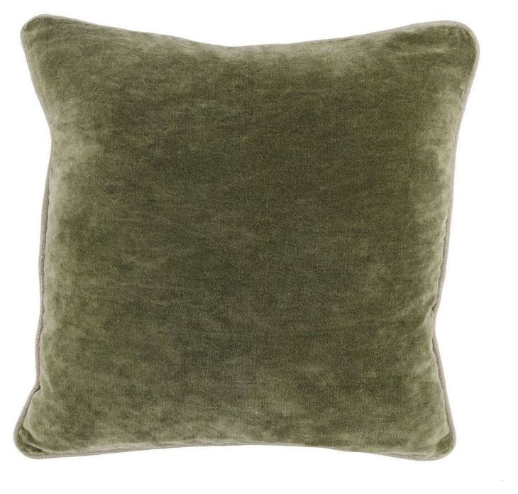 Heirloom Velvet Moss 18 x 18" Accent Pillow Set of 2