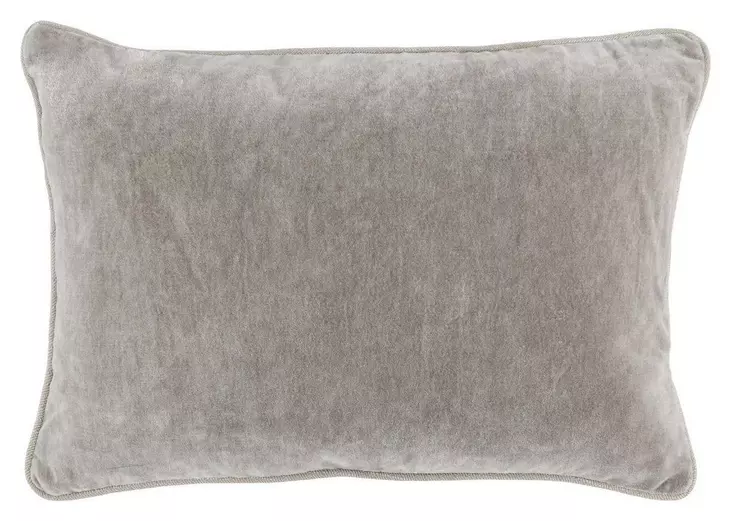 Heirloom Velvet Silver Rectangular Accent Pillow Set of 2