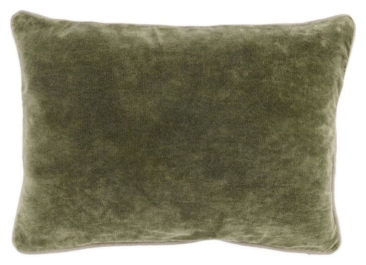 Heirloom Velvet Moss Rectangular Accent Pillow