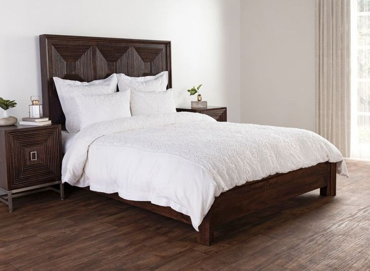 Reagan White King Duvet