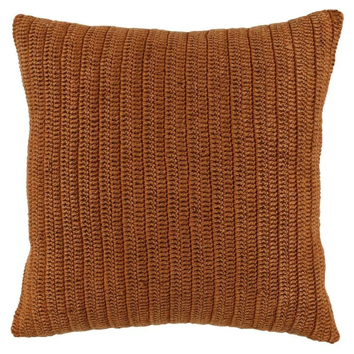 Macie and Rina Saffron Square Accent Pillow