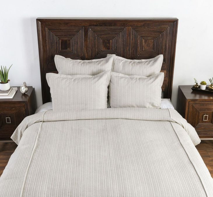 Mason Taupe Queen Duvet