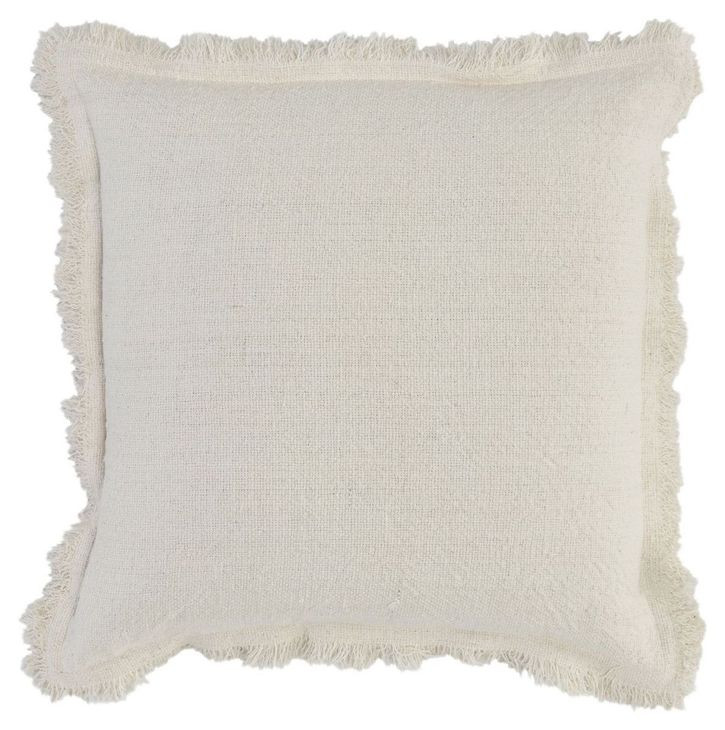 Lauren Ivory Square Accent Pillow