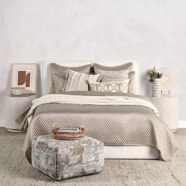 Diamond Pebble King Sham