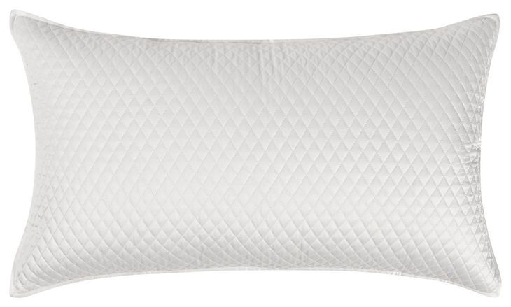 Diamond White King Sham