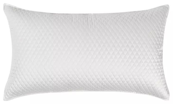 Diamond White King Sham
