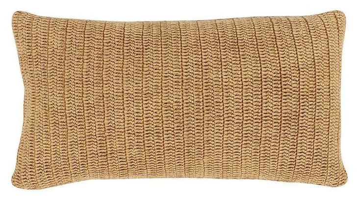 Macie and Rina Honey Rectangular Accent Pillow