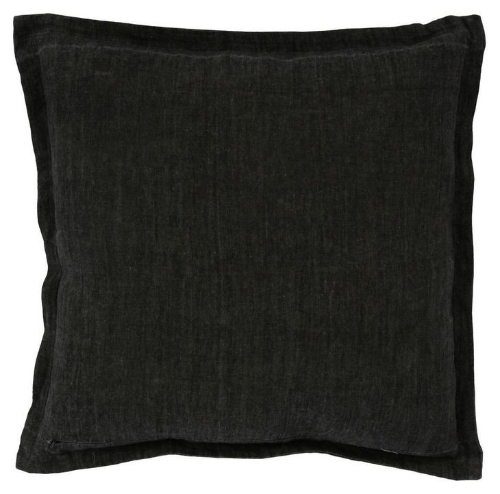Solstice Charcoal Square Accent Pillow