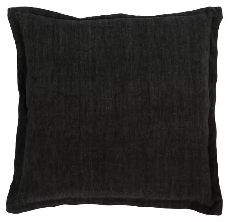 Solstice Charcoal Square Accent Pillow Set of 2