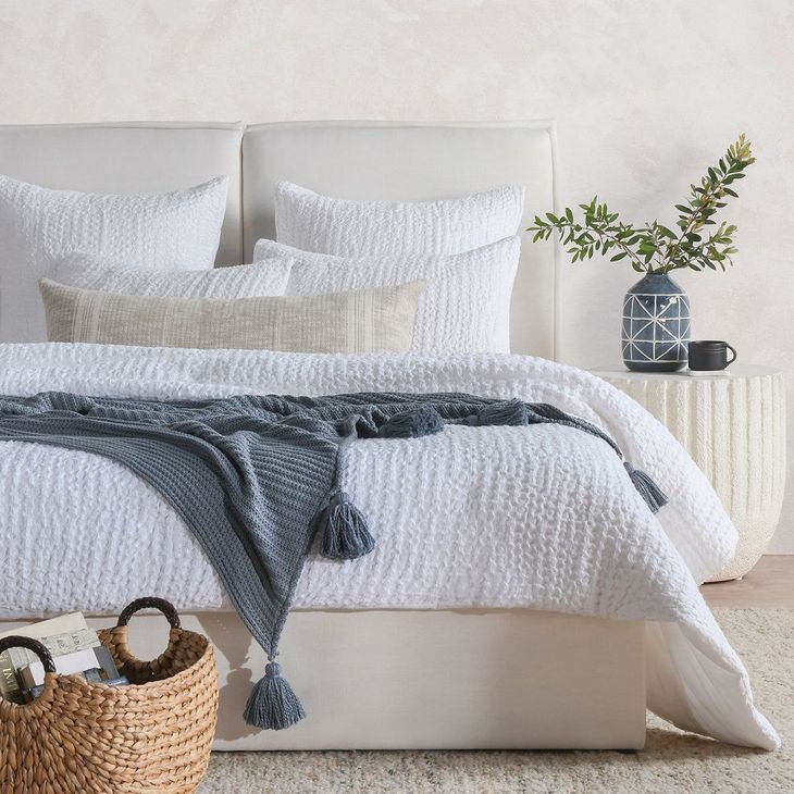 Repose Ria Natural and Ivory Rectangular Accent Pillow