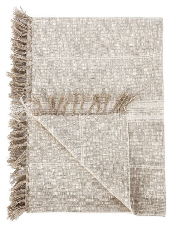 Throws Ria Natural and Ivory Throw