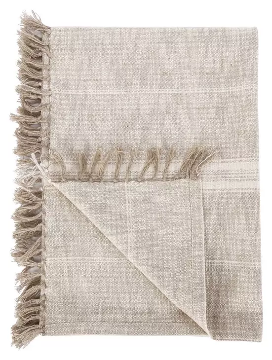 Throws Ria Natural and Ivory Throw
