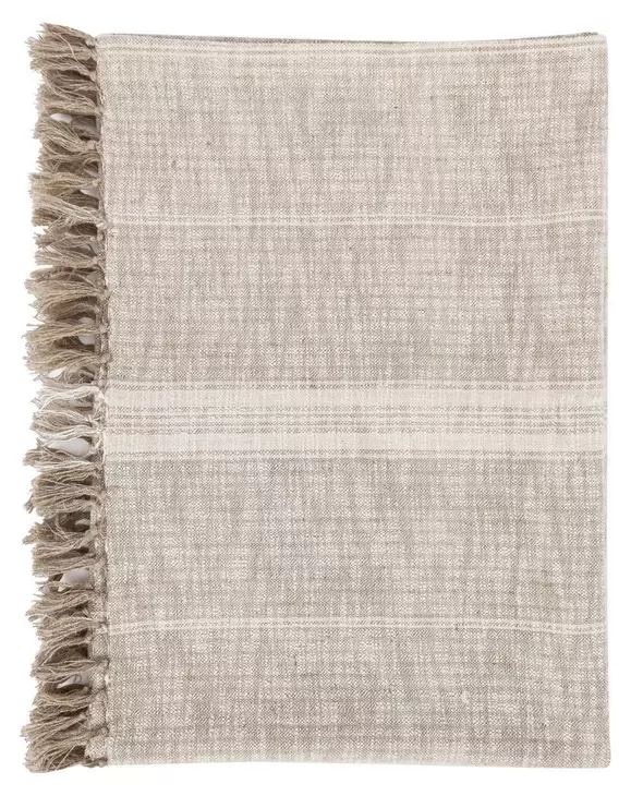 Throws Ria Natural and Ivory Throw