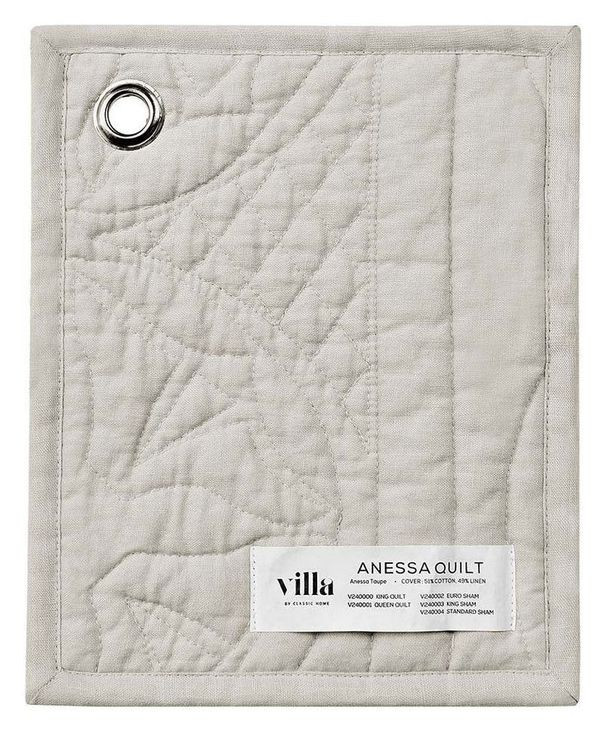 Anessa Taupe Swatch Quilt