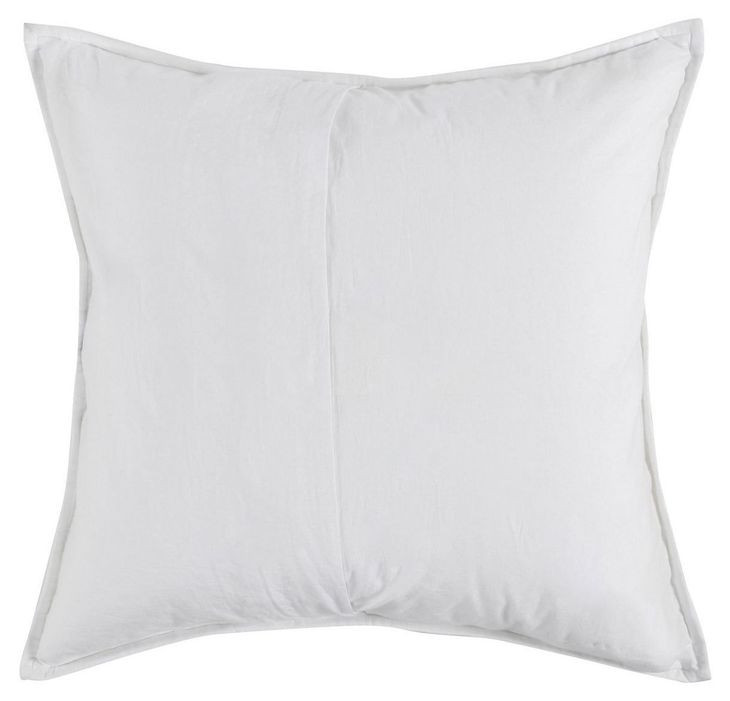 Carly White Euro Sham with Silvadur Tech