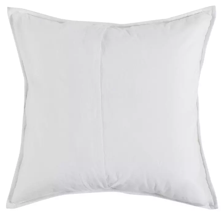 Carly White Euro Sham with Silvadur Tech