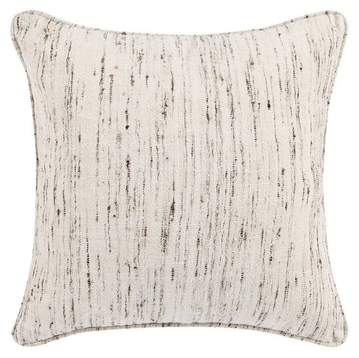 Comporta Tavira Natural Square Accent Pillow