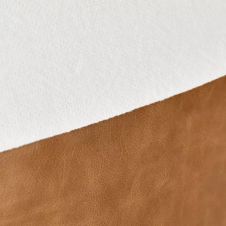 Villa Classics Canyon Ivory and Chestnut Square Accent Pillow Set of 2
