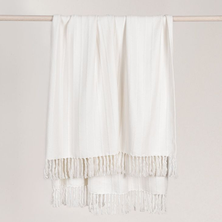 Throws Hunter White Throw