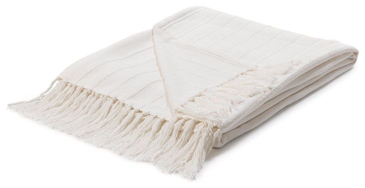 Throws Hunter White Throw