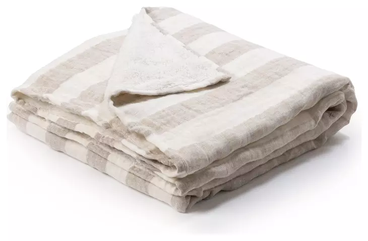 Throws Atwater Ivory and Natural Throw