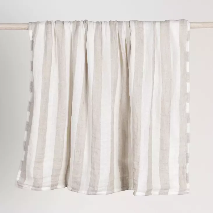 Throws Atwater Ivory and Natural Throw