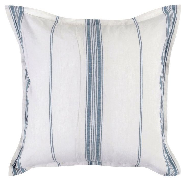 Jayson Blue Stripe Cashmere Euro Sham