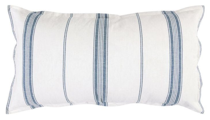 Jayson Blue Stripe Cashmere King Sham