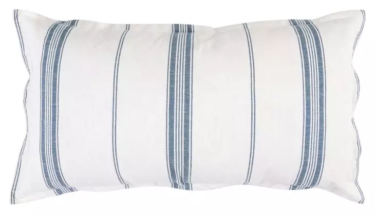 Jayson Blue Stripe Cashmere King Sham