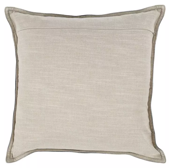 Soco Leather Naval Nightfall Blue Square Accent Pillow Set of 2