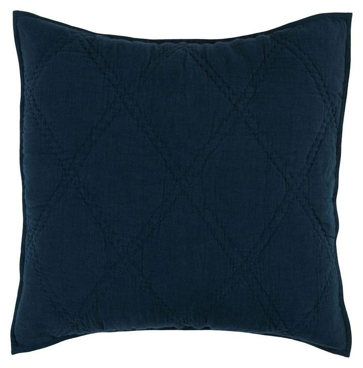 Caleb Midnight Blue Euro Sham