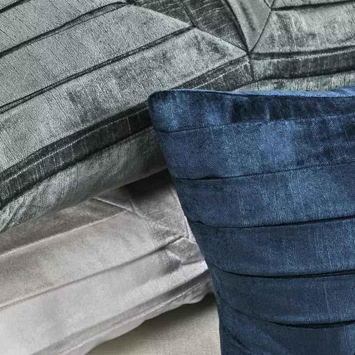 La Dolce Vita Aubry Nightfall Blue Rectangular Accent Pillow Set of 2
