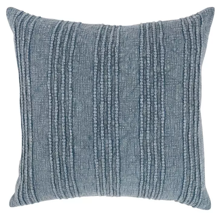 Gratitude Sea Fog Blue Square Accent Pillow Set of 2