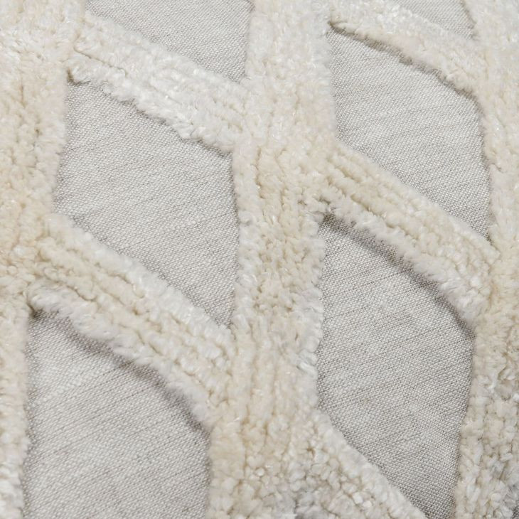 Cinch Ellett Natural and Ivory Square Accent Pillow