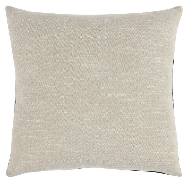 Gratitude Navy Blue Square Accent Pillow