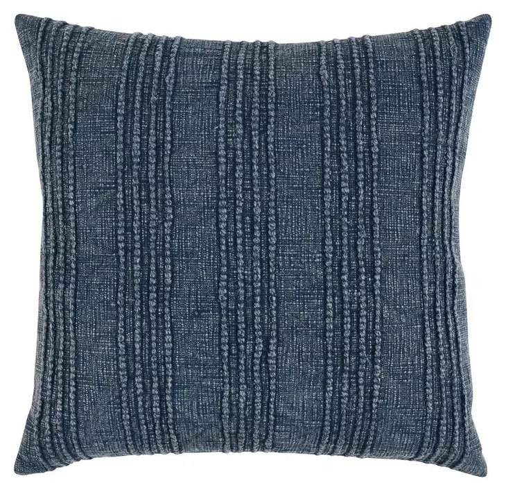 Gratitude Navy Blue Square Accent Pillow Set of 2