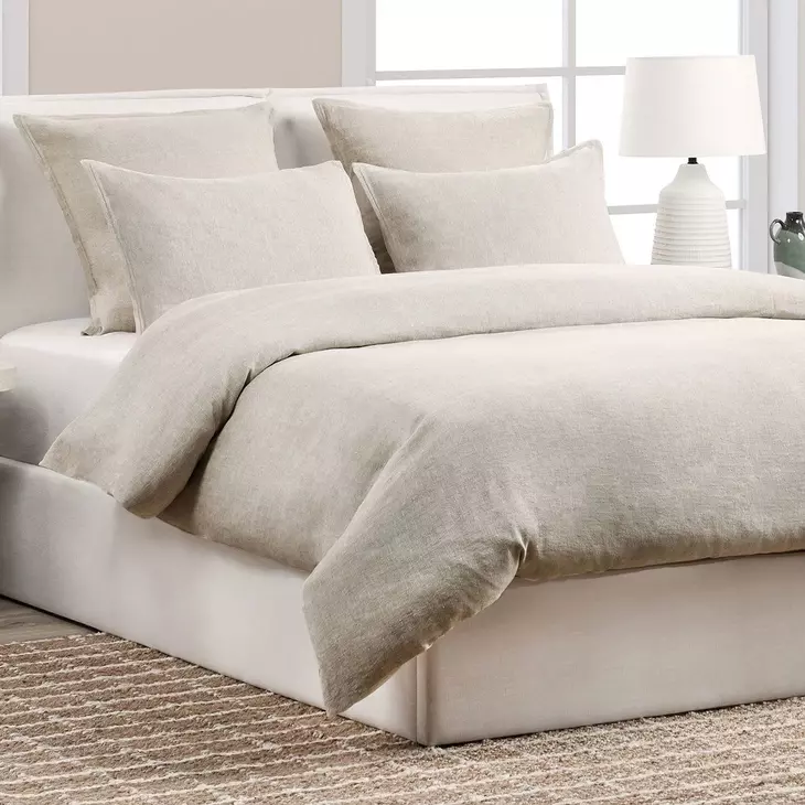 Talia Natural Queen Duvet