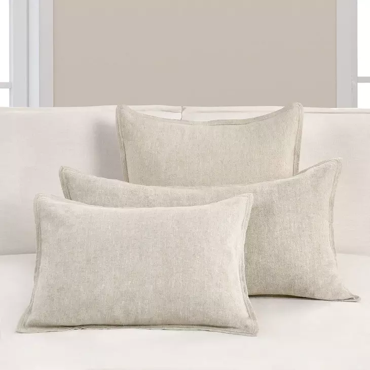 Talia Natural King Sham